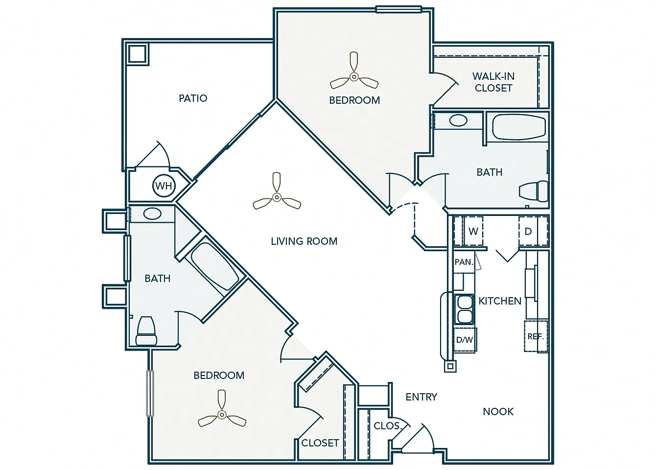 Barton Vineyard Apartments – Floor plan
