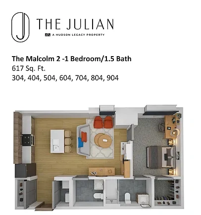 The Julian – Floor plan