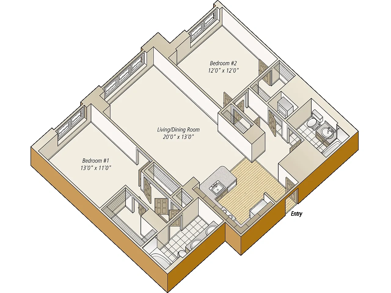 The Esquire on Fifth – Floor plan