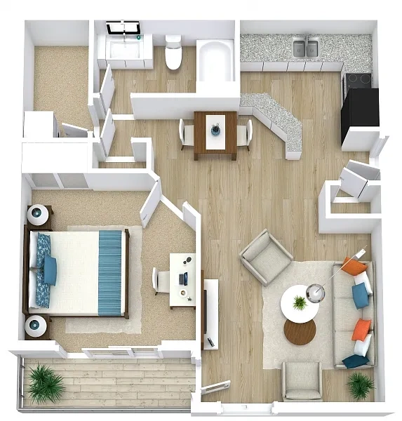 The Summit at Sabal Park Apartments – Floor plan