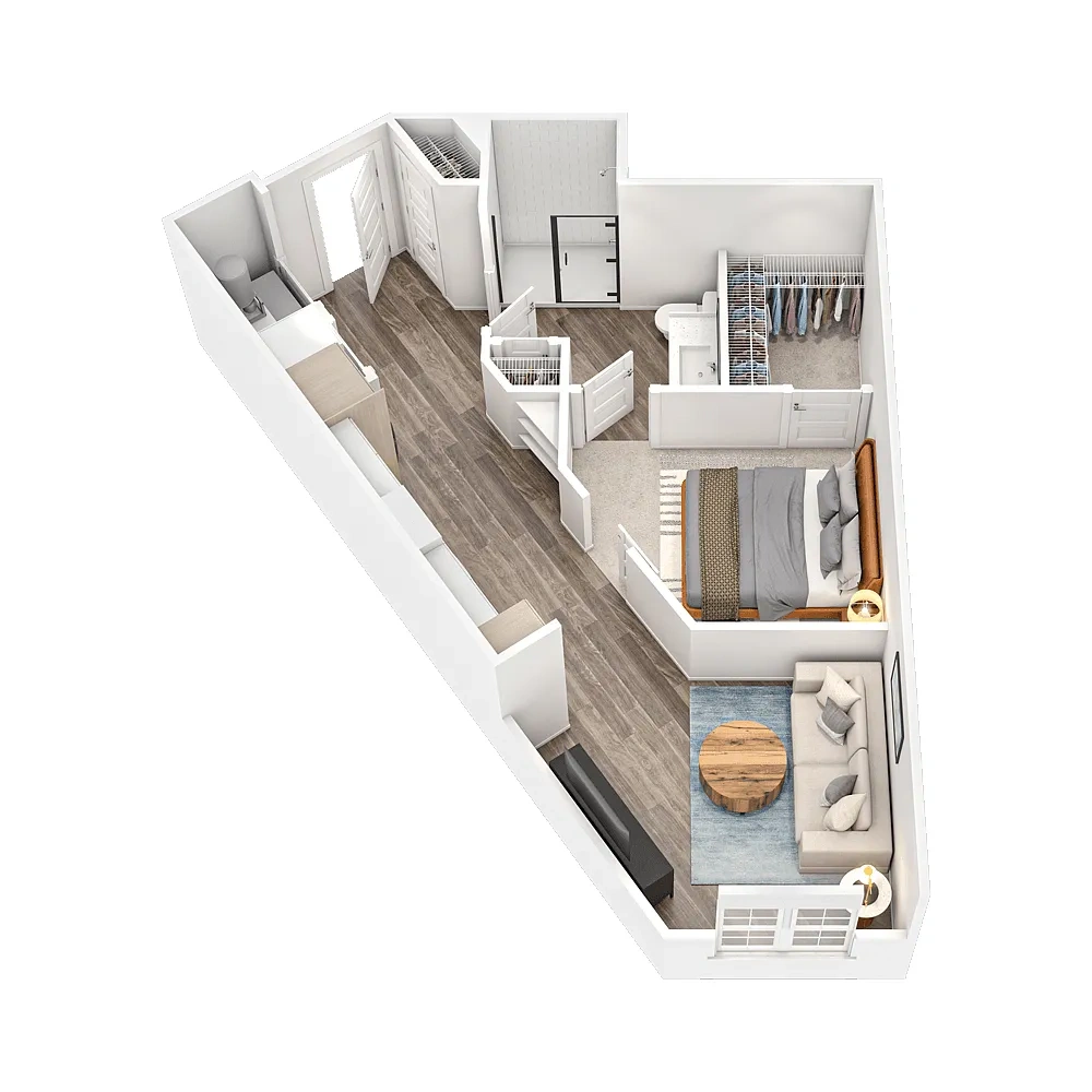 Vue at The Quarter – Floor plan