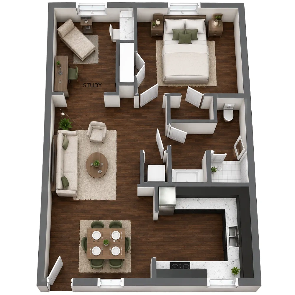 Twin Pines – Floor plan