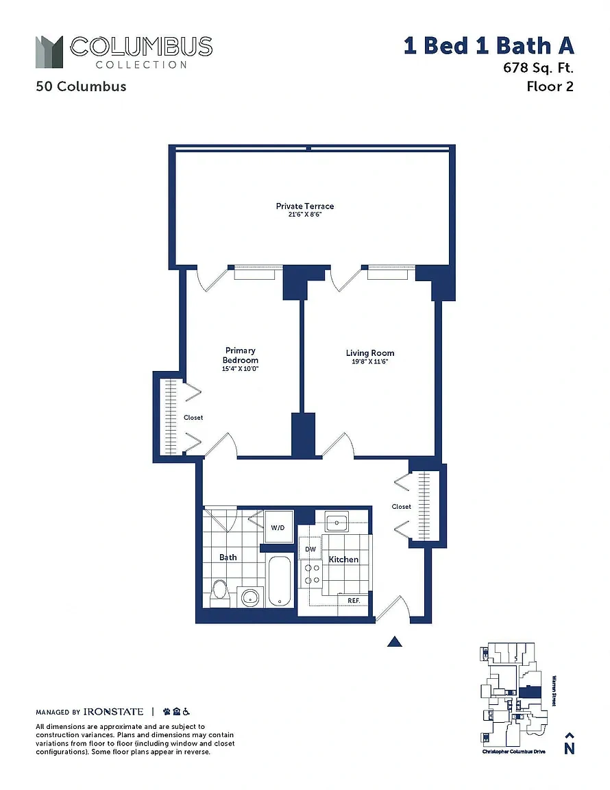50 Columbus – Floor plan