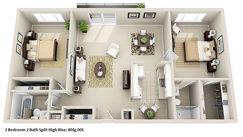 Huntington Green Apartments – Floor plan