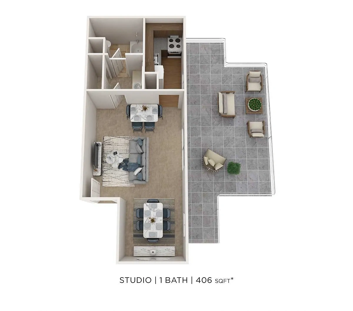 Park at Lake Magdalene Apartments and Townhomes – Floor plan