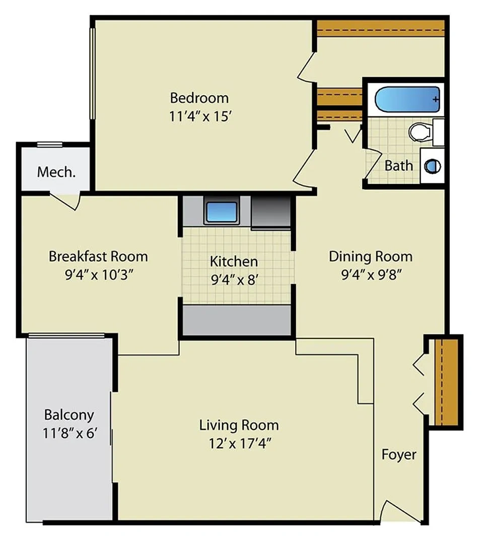 Strathmore House Apartments – Floor plan