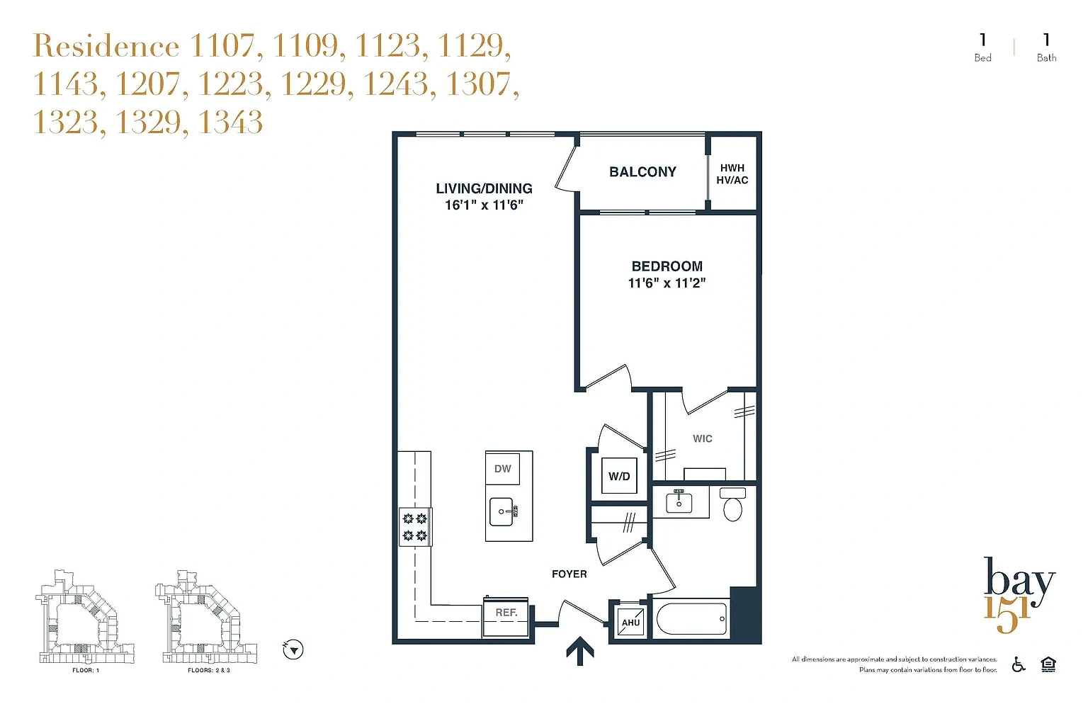 Bay 151 – Floor plan