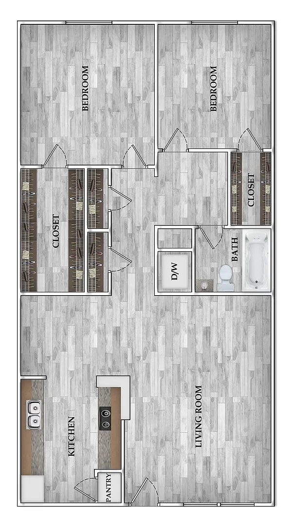 Rockridge Station Apartments – Floor plan
