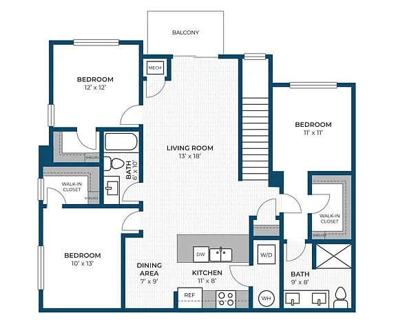 Seasons at Hoffman Estates – Floor plan