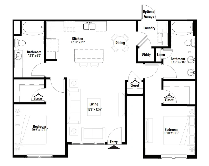 Springs at Mundelein – Floor plan