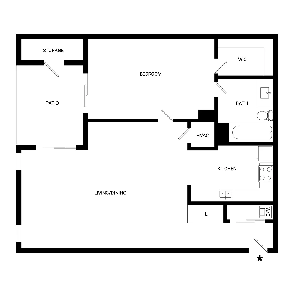 The Summit at Sabal Park Apartments – Floor plan