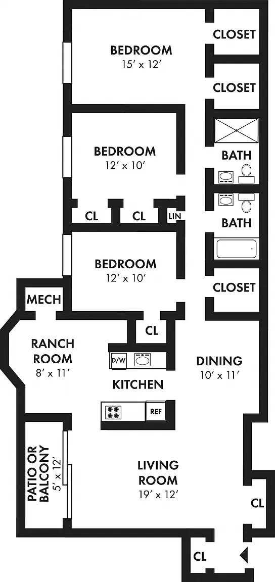 Avery Park Apartment Homes – Floor plan
