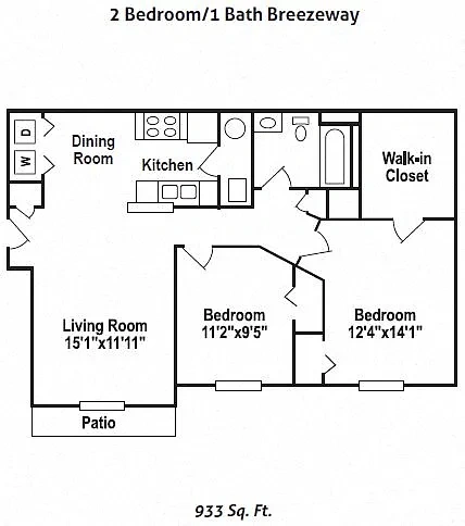 Brookfield Village Apartments – Floor plan