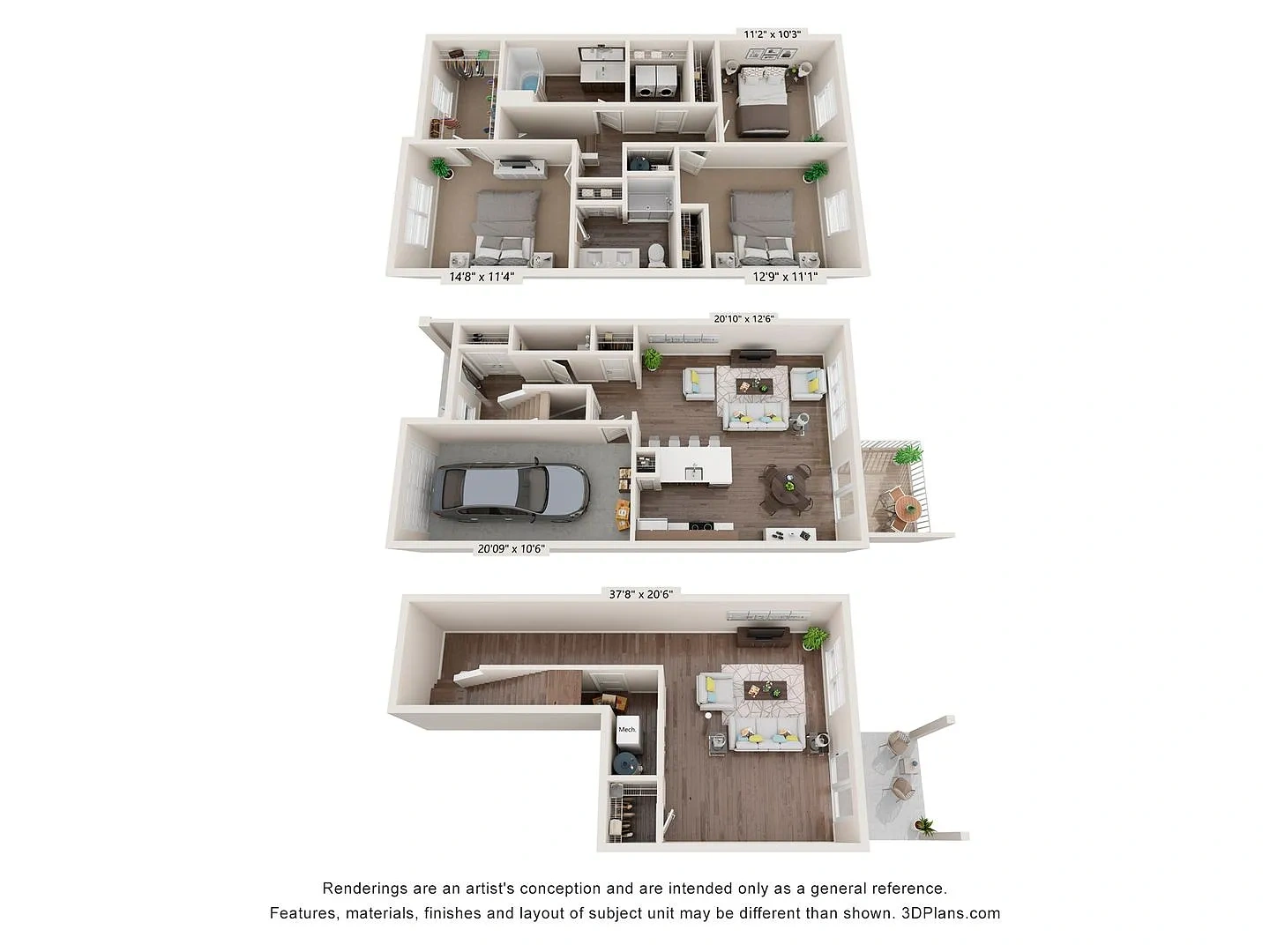 The Hammocks at Fairview – Floor plan
