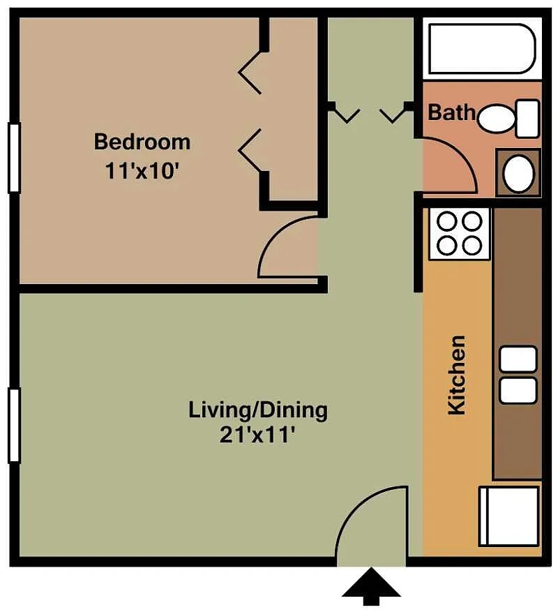 Orchard Farms – 1 Bedroom 1 Bathroom