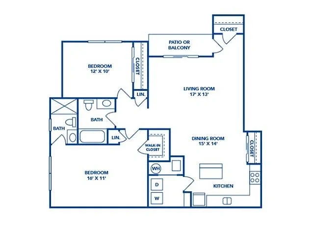 Hilliard Park Apartments – Floor plan