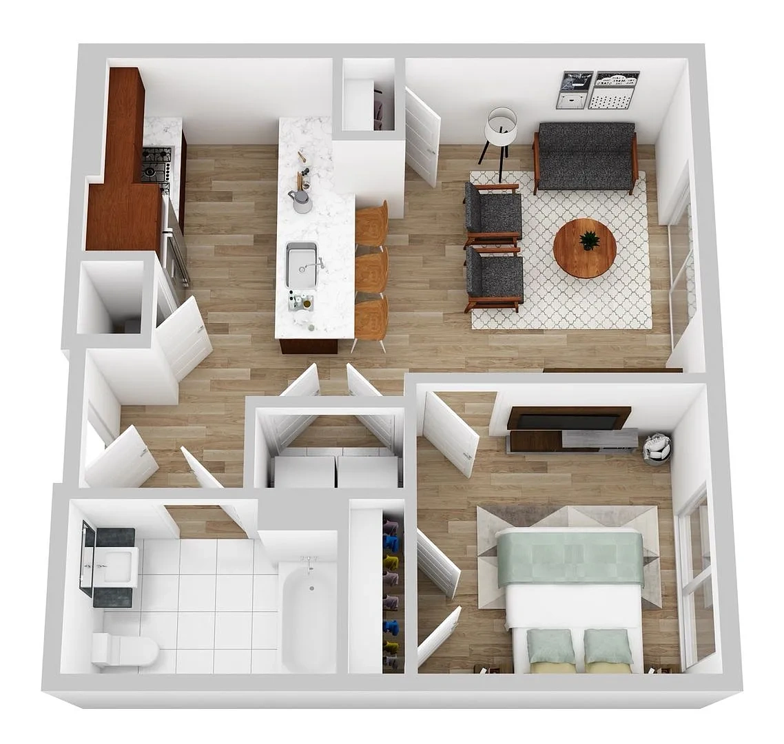 The Hub Apartments – Floor plan
