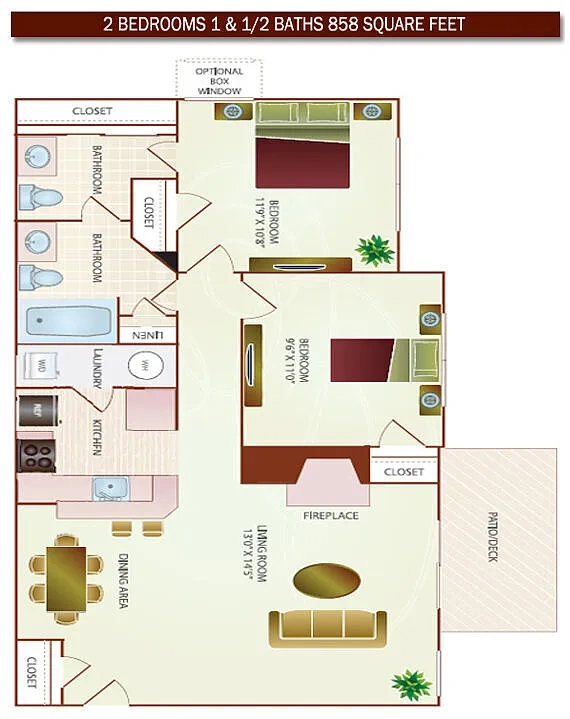Henley at Kingstowne – Floor plan