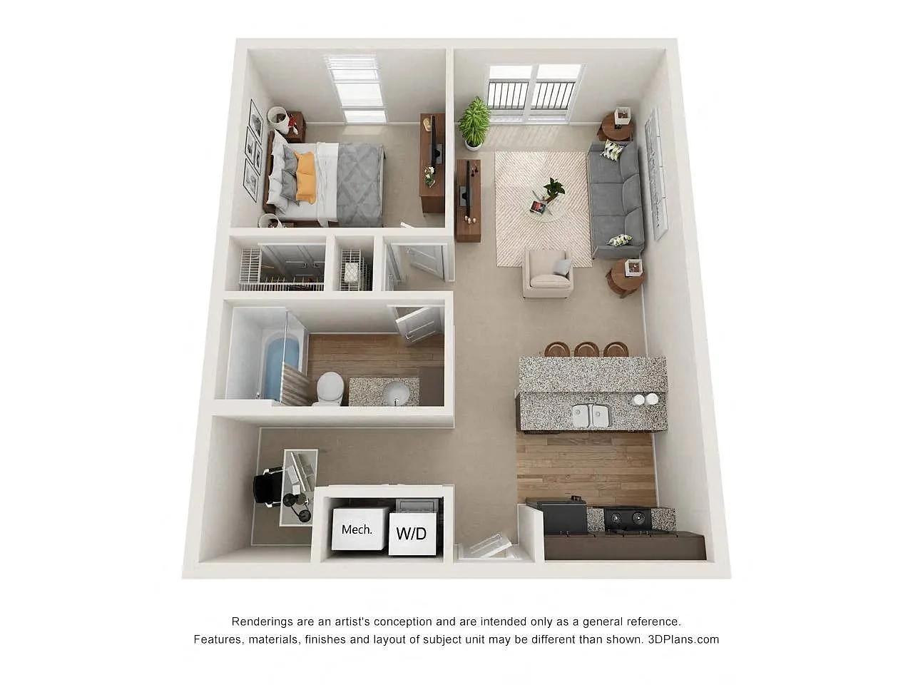310 at Nulu Apartments – Floor plan