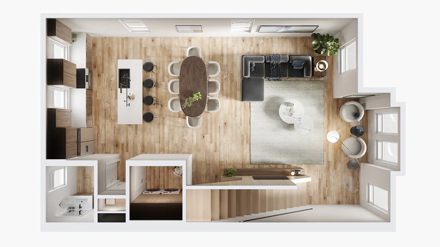 Orris Townhomes – Plan D