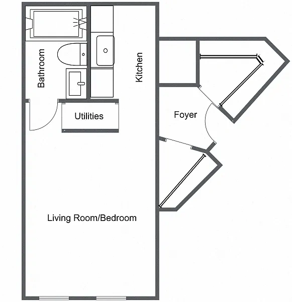 Heyse Apartments – Heyse Studio, 1 Bath A