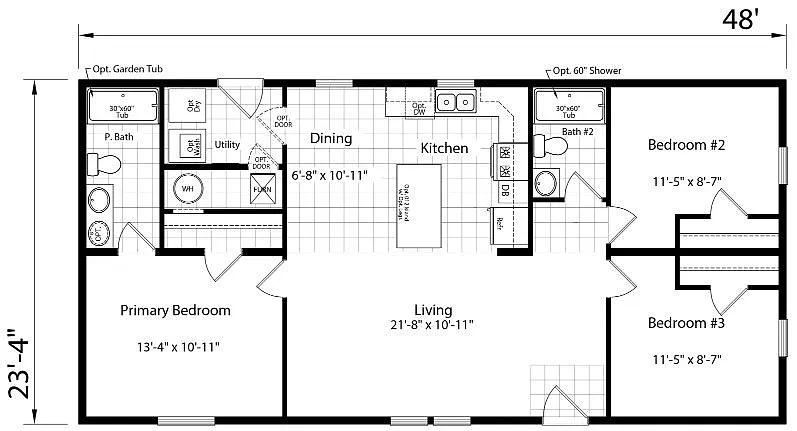 Cranberry Lake – Floor plan