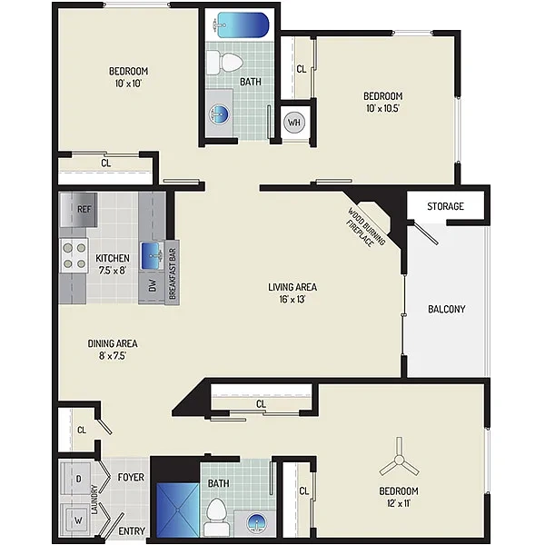 Harbour Gates Apartments – Floor plan