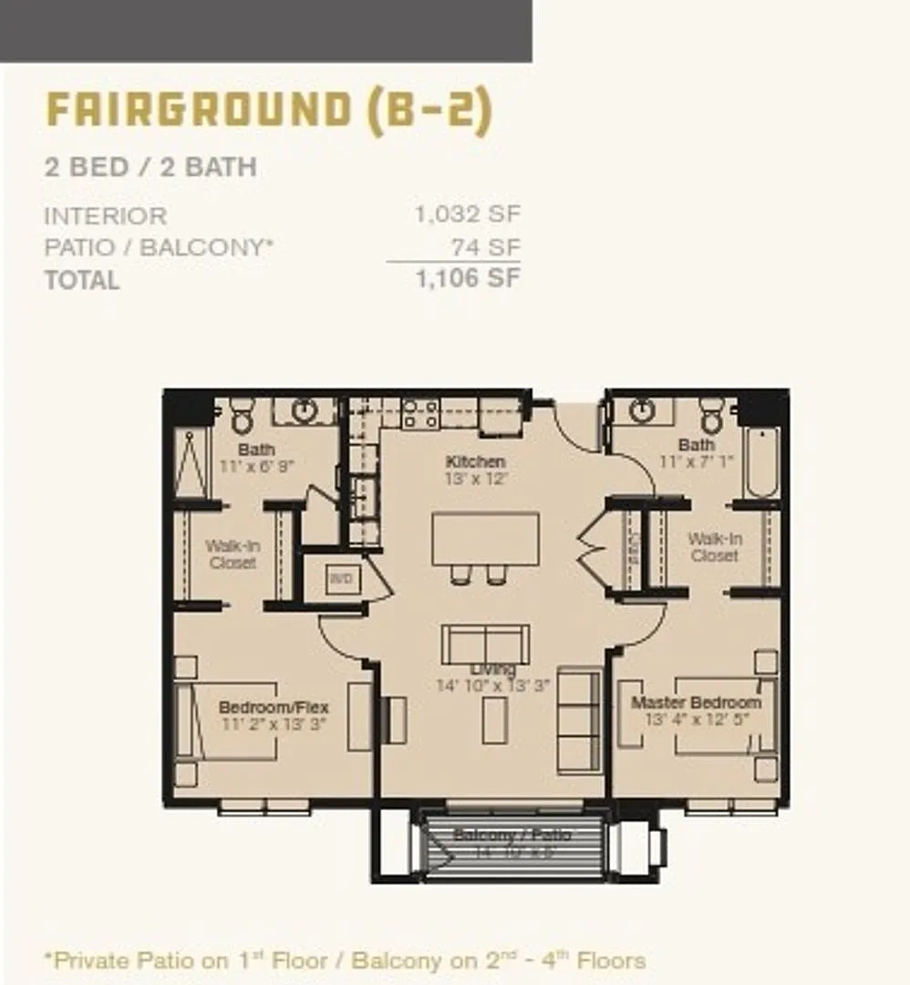 The Marquette – Floor plan