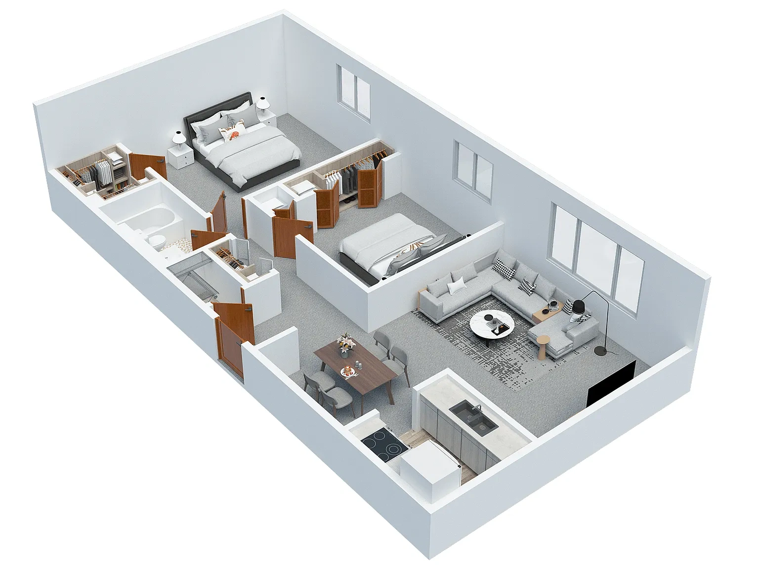 Pleasant Valley Apartments – 2 BD 1 BA