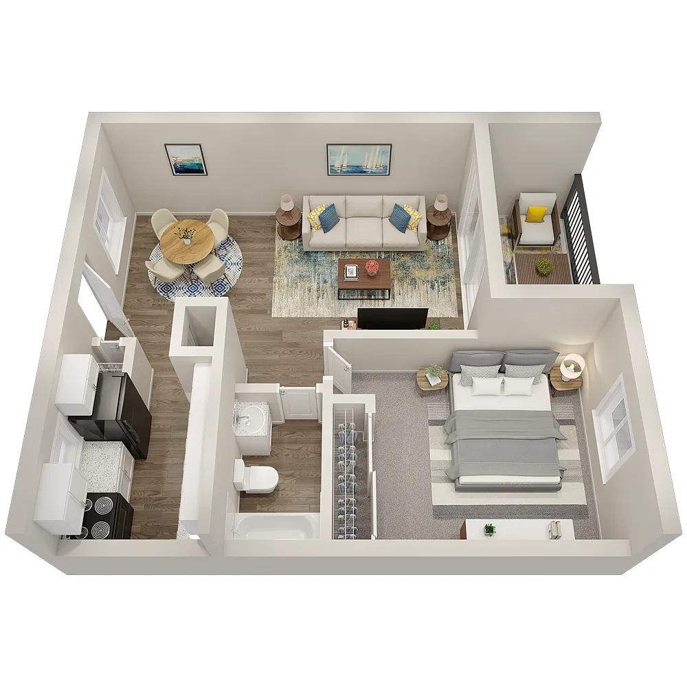 Promenade At Edgewater Apartments – Floor plan