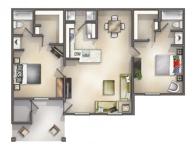 Aventine at Forest Lakes Apartment Homes – Floor plan