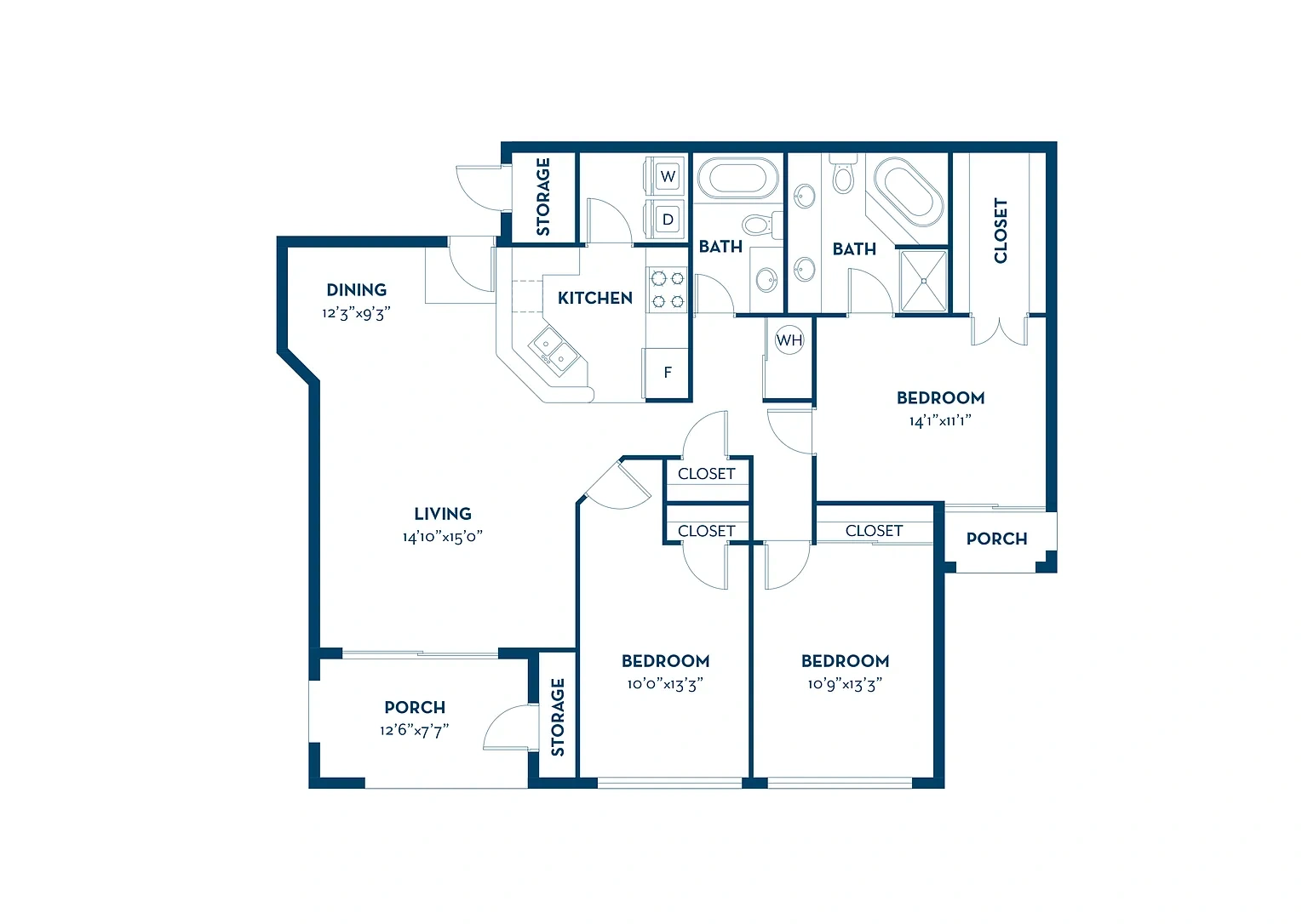 Bennington Pond Apartments – Floor plan