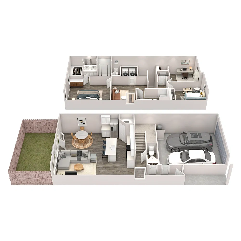 Urbane Duo Townhomes – Floor plan