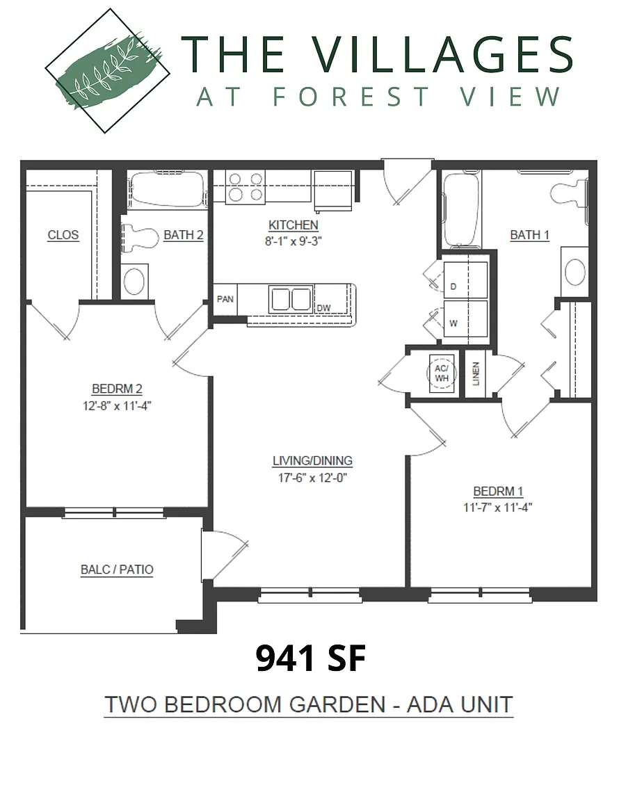 Villages at Forest View – Floor plan