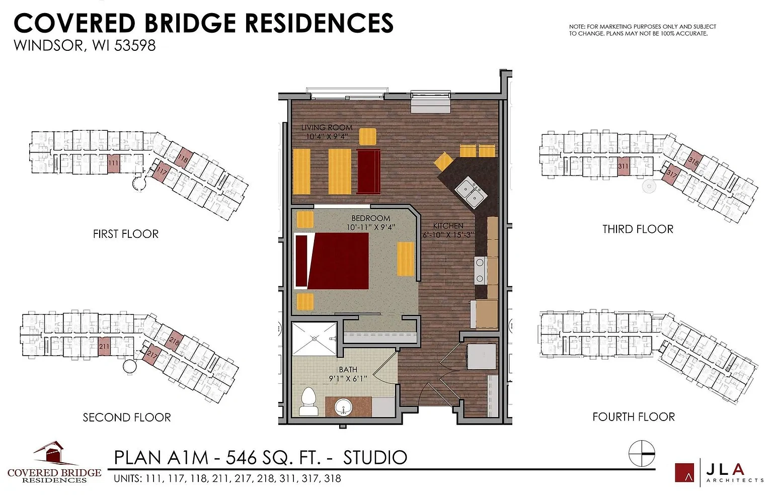 Covered Bridge Residences – Floor plan
