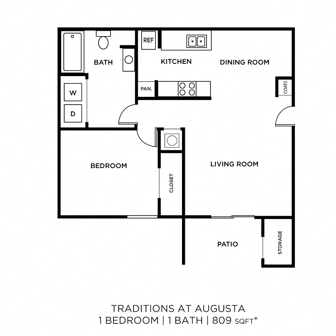 Traditions at Augusta Apartment Homes – Floor plan