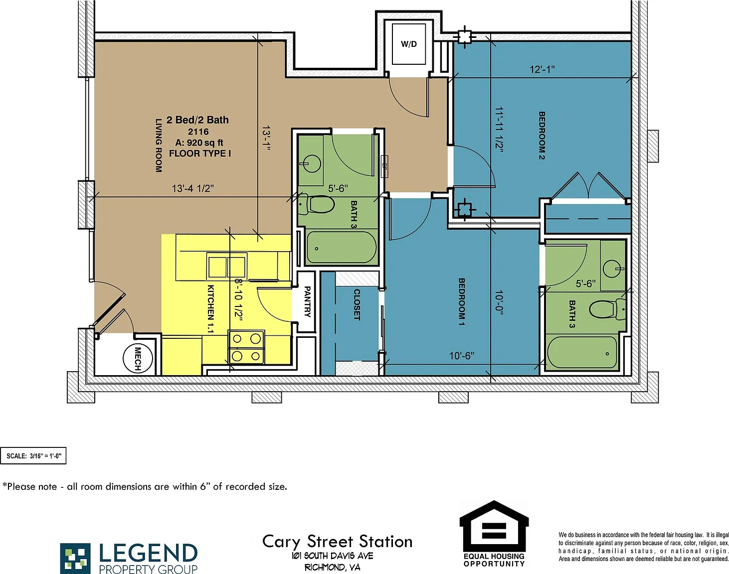 Cary Street Station – Floor plan