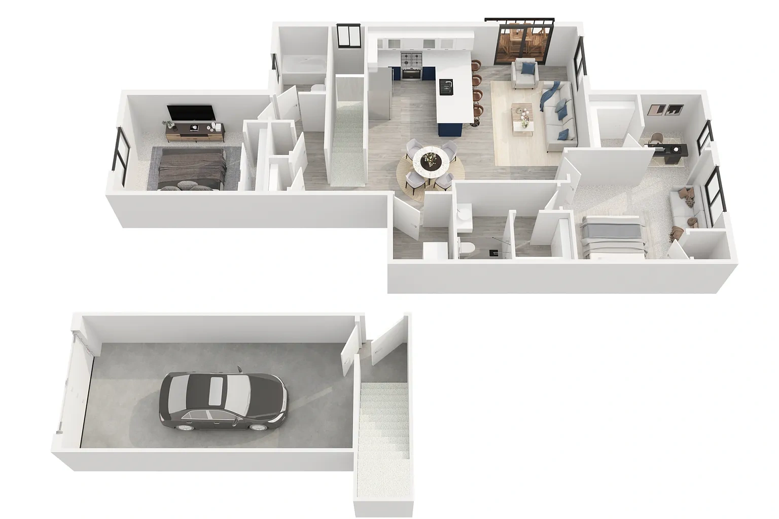 Morris Station – Floor plan