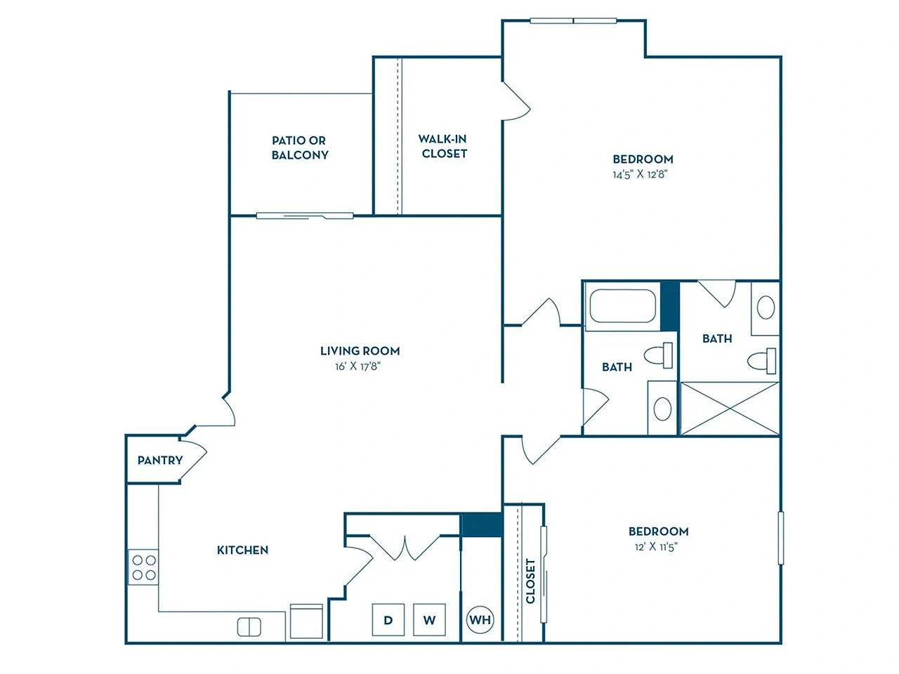 Hilliard Grand Apartments – Floor plan