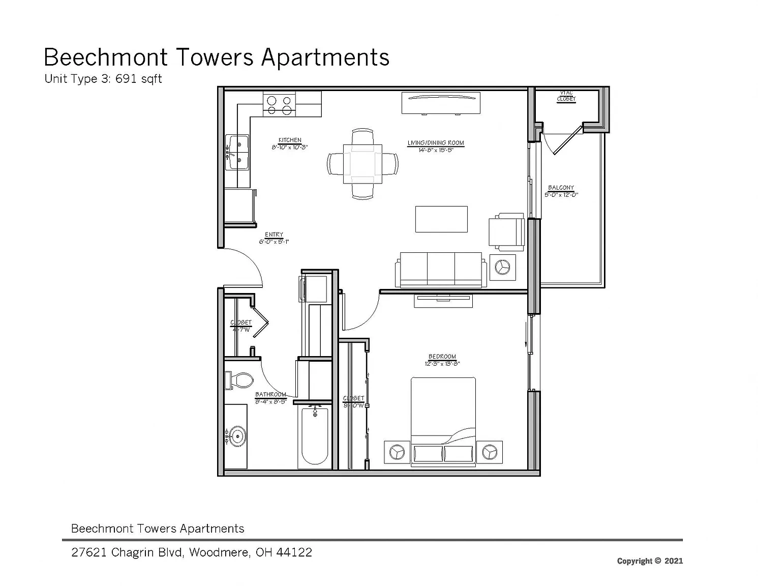 Beechmont Towers – Floor plan