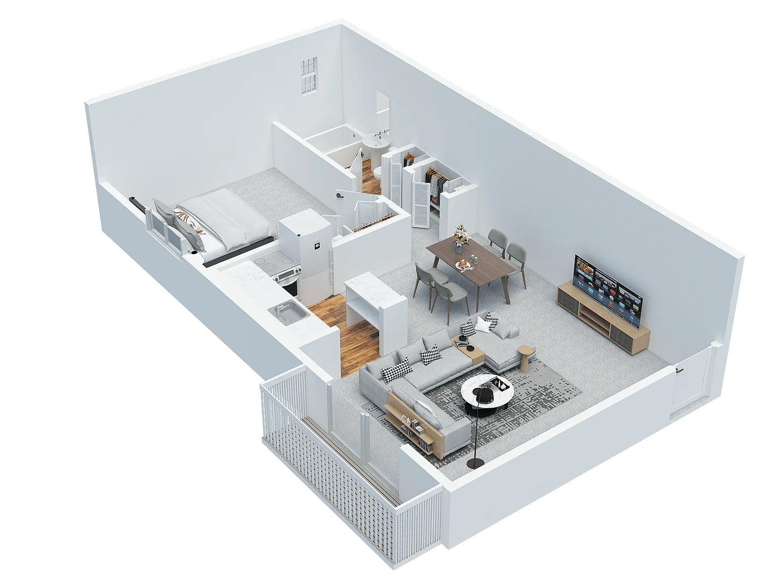 Parkview Estates – 1 BD 1 BA