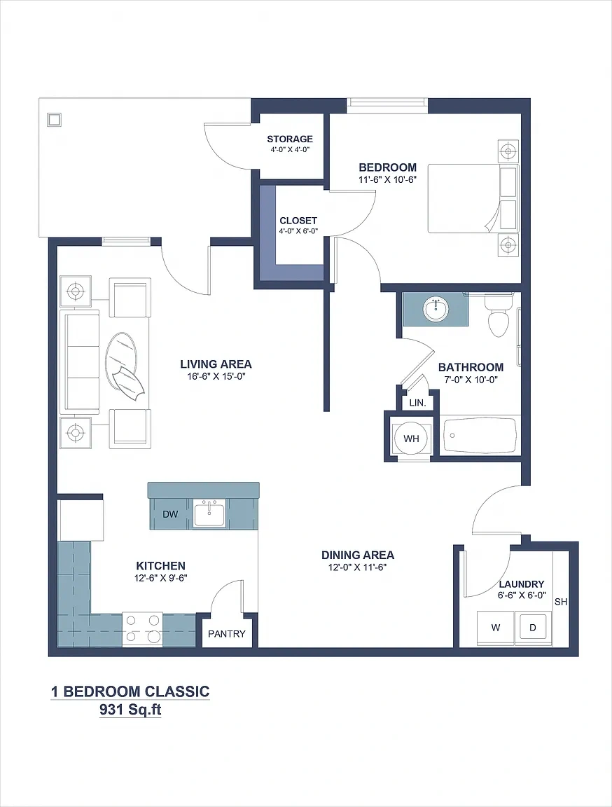 Covington by the Lake – Floor plan