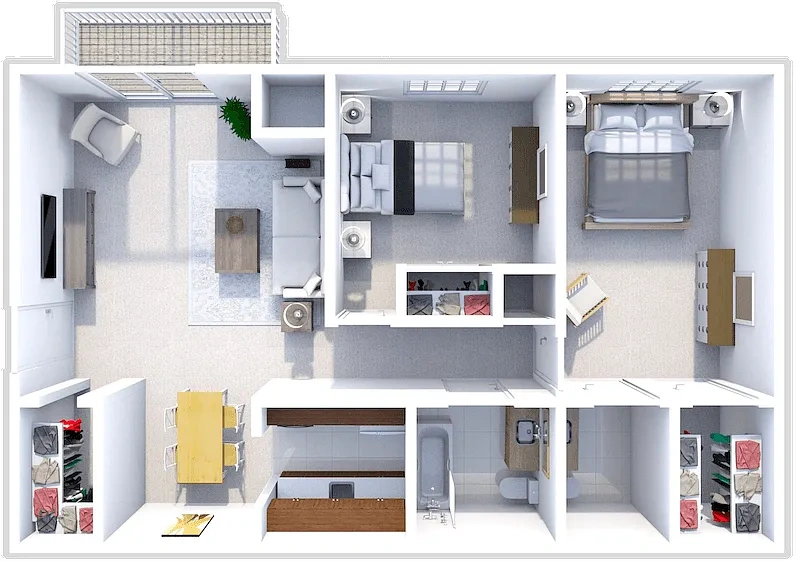 Cedarwood Village Apartments – The Hampton