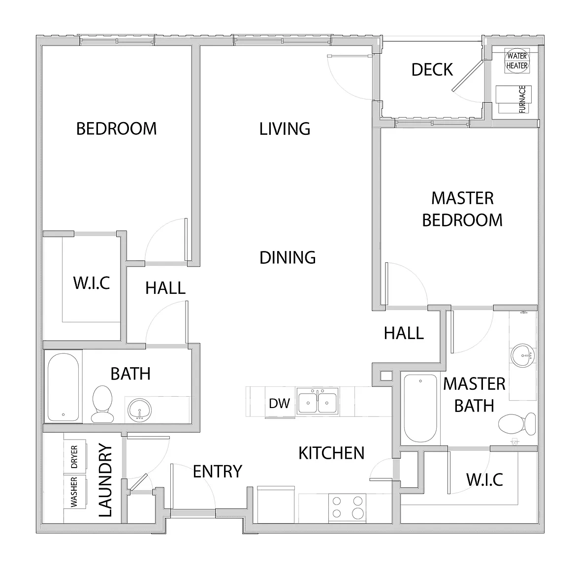 Union Midvale Apartments – Floor plan