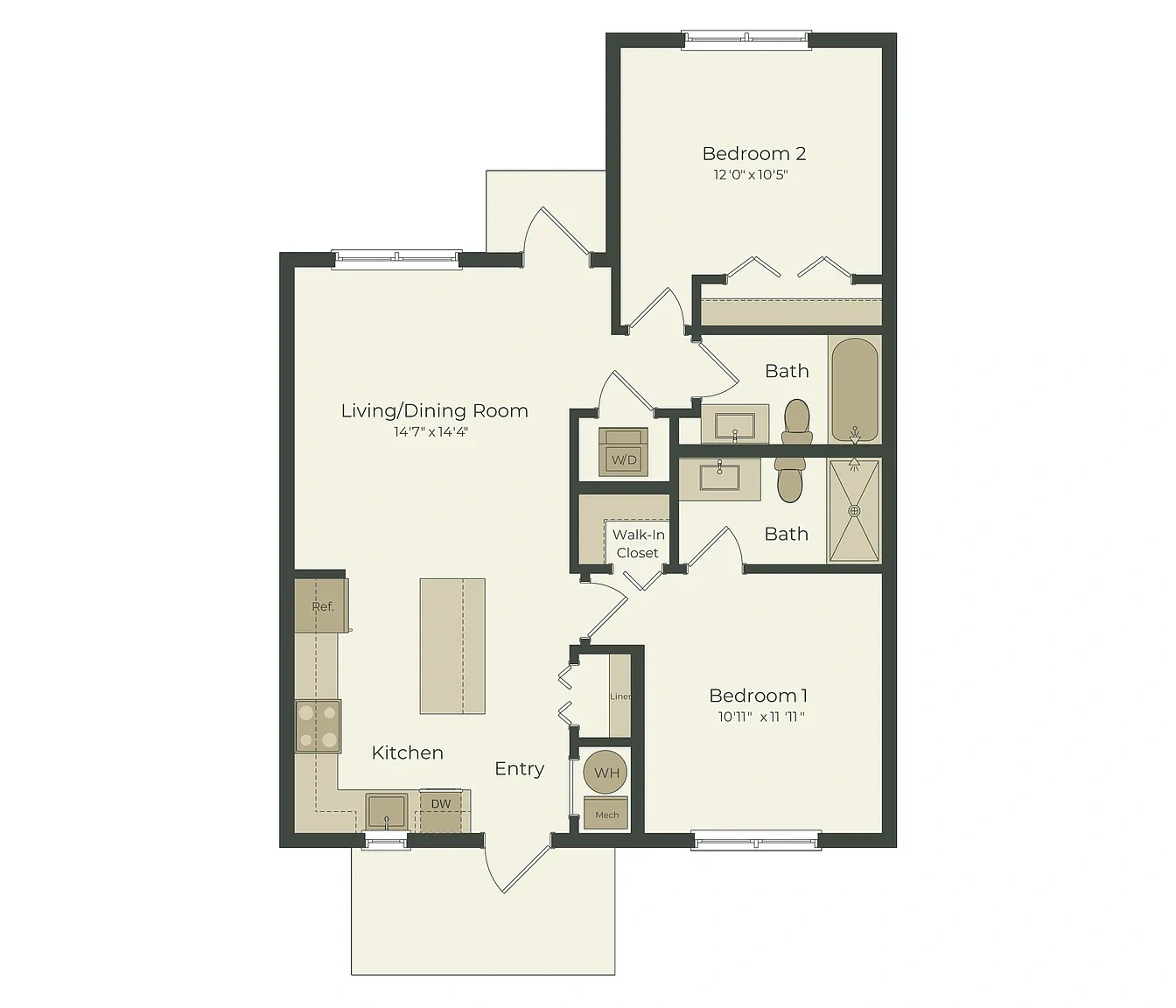 Magnolia at Lake Hamilton – Floor plan