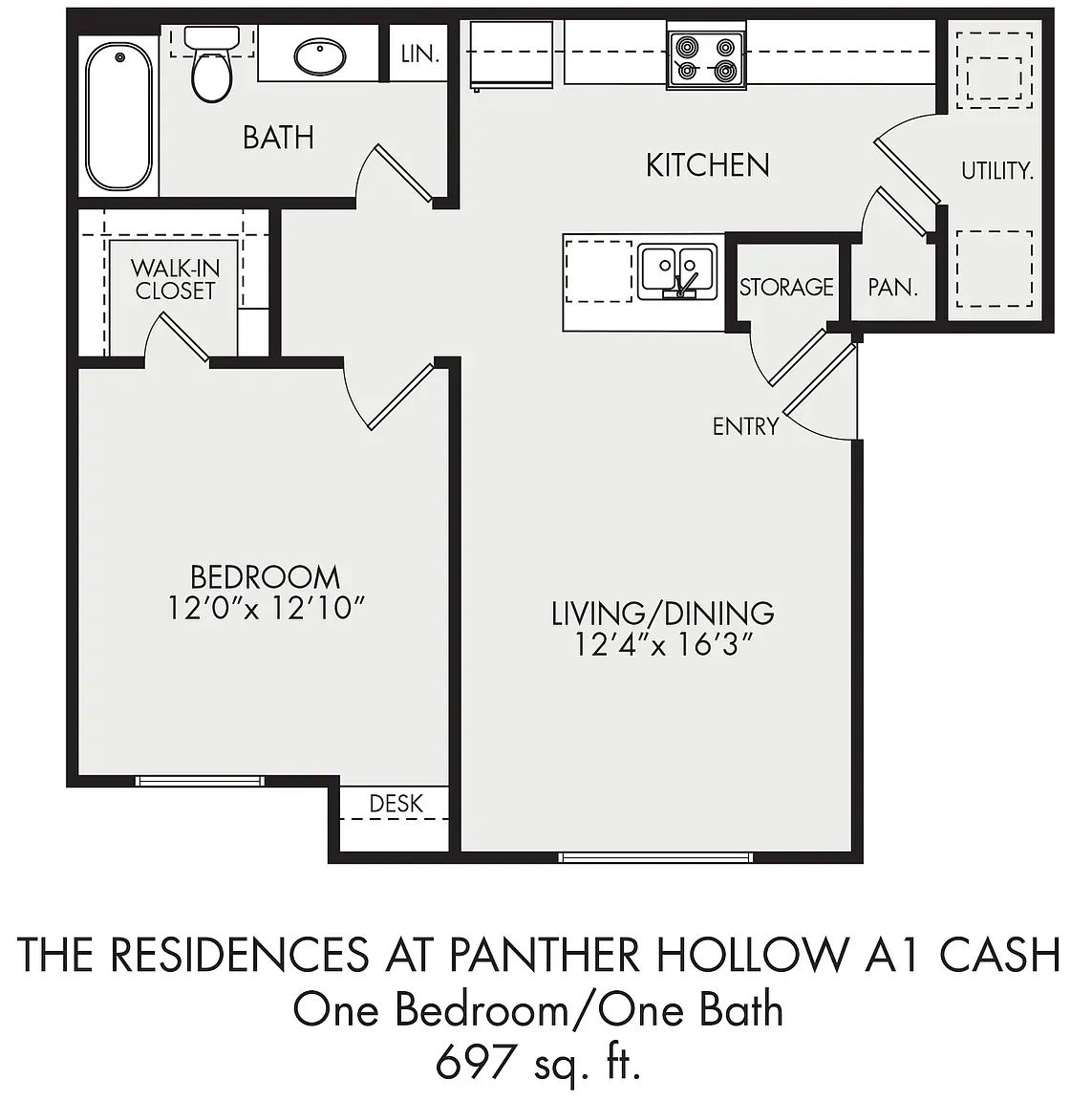 Residences At Panther Hollow – Floor plan