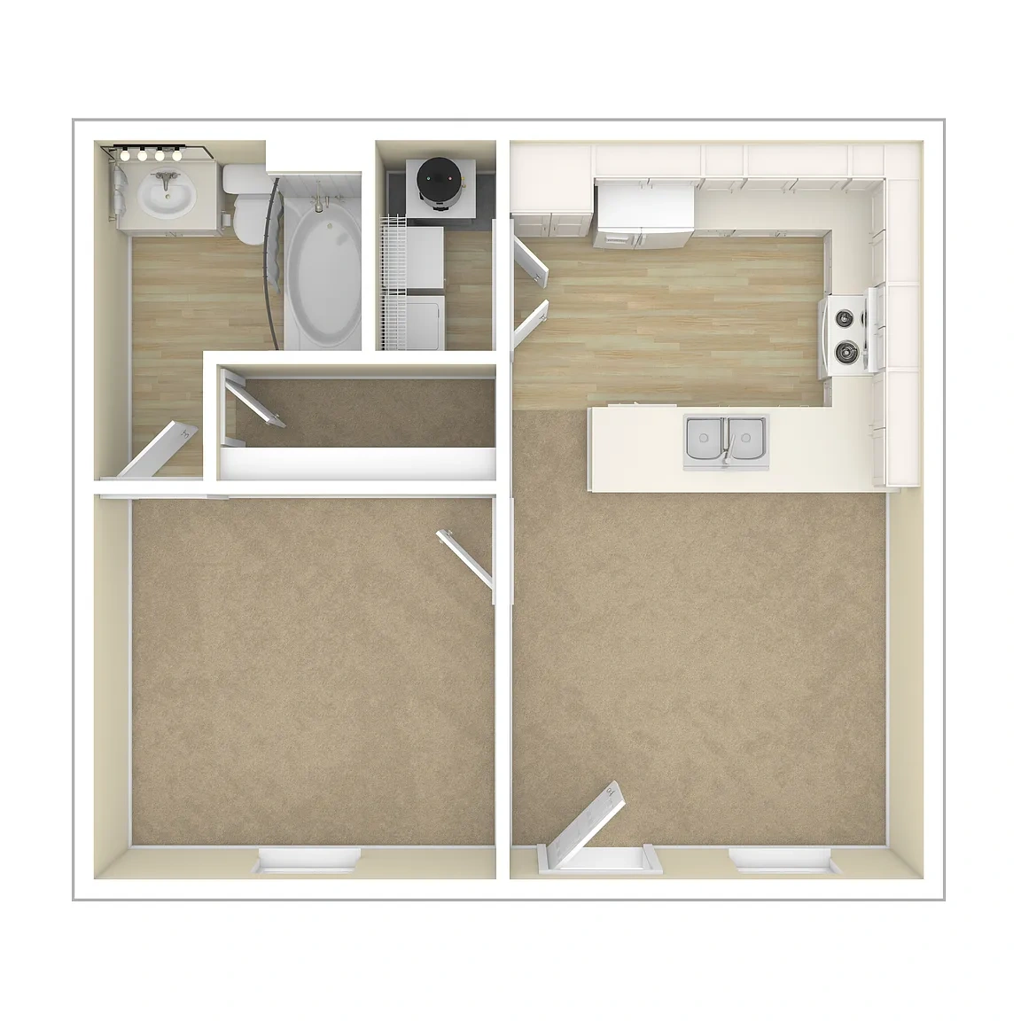 Keystone Crossing Apartment Homes – Floor plan