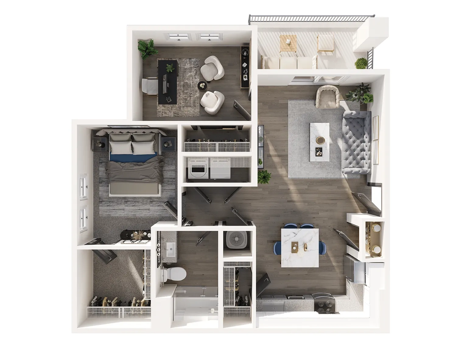 Parkview Spring Hill Apartments – Zinnia