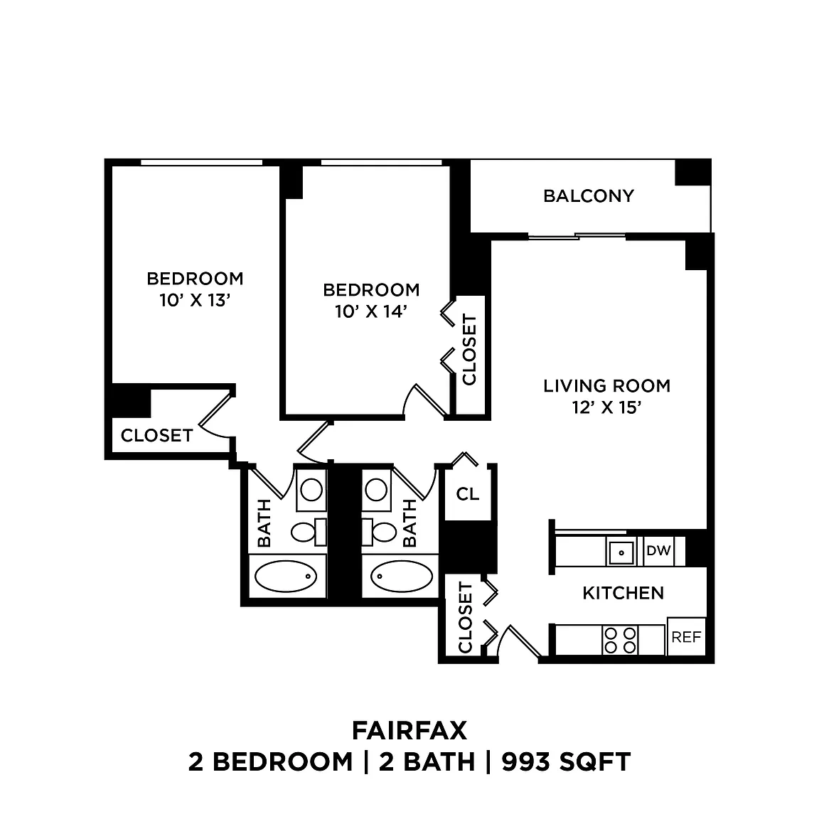 Crescent Centre Apartments & Townhomes – Floor plan