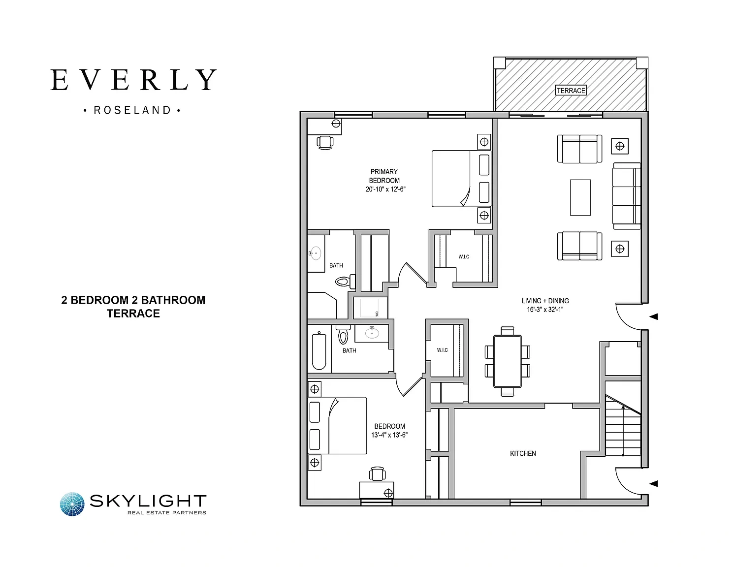 Everly Roseland – Floor plan